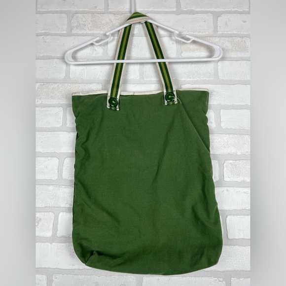 American Eagle Embroidered Everyday Tote Bag - Green w/Internal Zippered Pocket - Picture 5 of 8